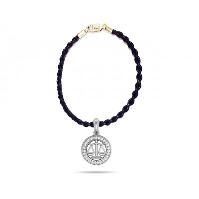 Libra Charm in silver
